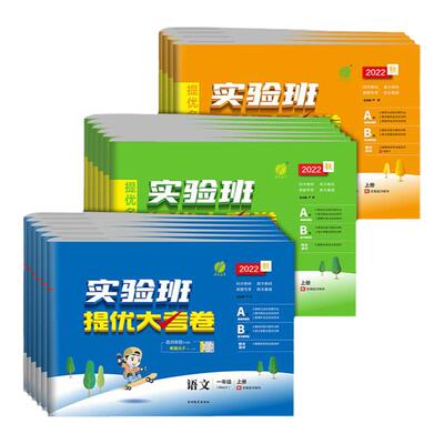 2024春新版实验班提优大考卷 小学一年级二三四五六年级上册下册 语文数学英语人教北师大版课堂同步练习试卷真题