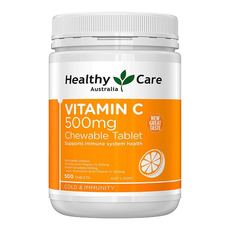 澳洲HealthyCare维生素C咀嚼片
