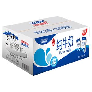 来思尔纯牛奶256gx24盒整箱 云南大理牧场来思尔牛奶纯牛奶早餐奶