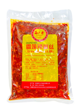 新疆西尔丹雪莲辣椒丝打馅饼馕丁