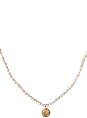 小米珠韩国月亮淡水珍珠