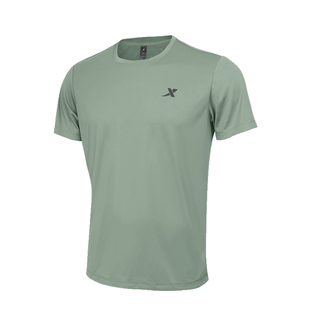 特步男装短袖T恤衫官方正品春季新款速干透气学生体测跑步训练服