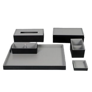 bowei泊为酒店客房杂件水壶托盘耗品收纳纸巾盒茶叶盒皂碟垃圾桶