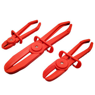 汽车油管夹子工具汽修抽油管封口钳塑料钳3件套塑料油管断流钳子