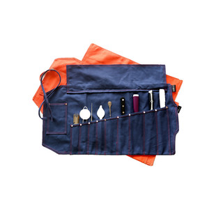 创意厨师刀包 加厚帆布包 chef刀包刀具收纳袋工具包西餐分子美食