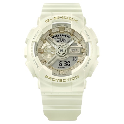 卡西欧珠光双显运动女表casio