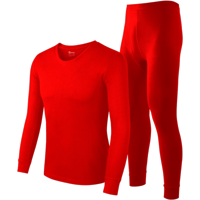 恒源祥本命年红秋衣秋裤纯棉男女