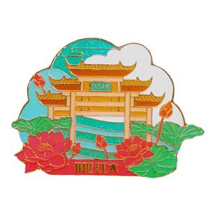 江南大学文创无锡城市冰箱贴磁贴礼盒毕业伴手礼金属徽章承接定制