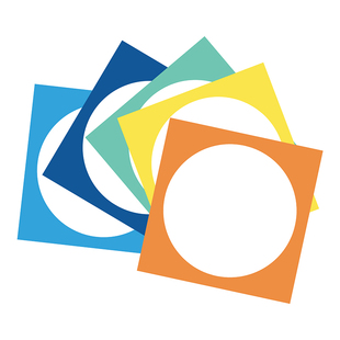 38cm外方内圆卡纸彩色圆面硬卡纸外方内方卡纸方形白卡纸仿古裱边厚卡纸彩铅素描水彩马克笔绘画纸手绘画画纸