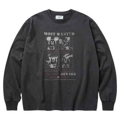 复古休闲Vintage潮流米奇长袖