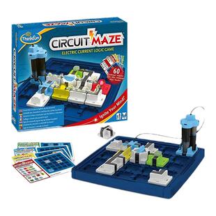 ThinkFun电路迷宫儿童物理电力学启蒙益智思维玩具专注力桌游6岁+