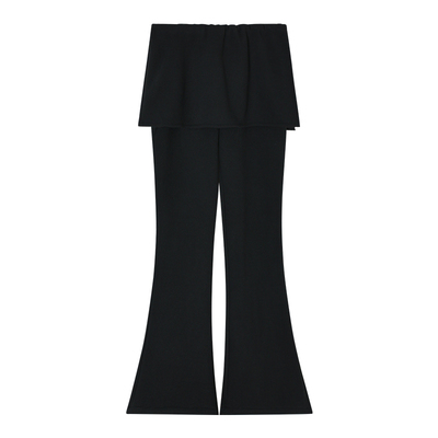 微喇垂感遮肉显瘦小个子休闲裙裤