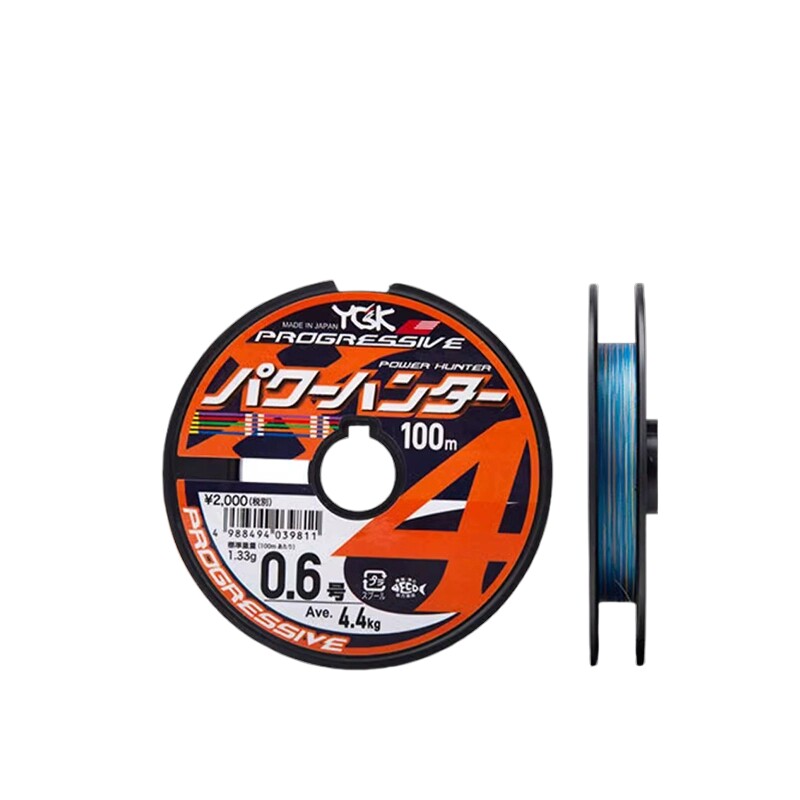 YGK POWER4编8编PE线HUNTER PROGRESSIVE远投耐磨顺滑钓鱼线主线