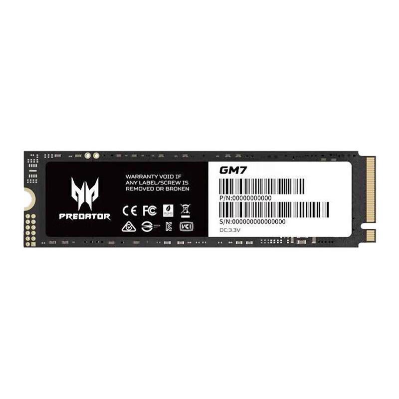 Acer/宏碁 掠夺者GM7 M.2/PCIe4.0接口固态硬盘长江存储 拓展扩容