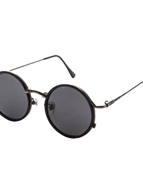 美国代购80s蒸汽朋克圆形太阳镜