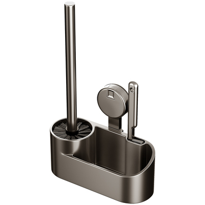 尔沫吸盘式马桶刷壁挂落地双用