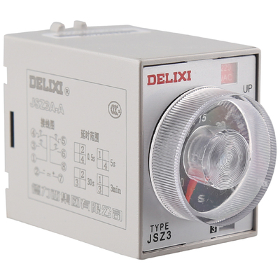德力西电气12v24v小型时间继电器