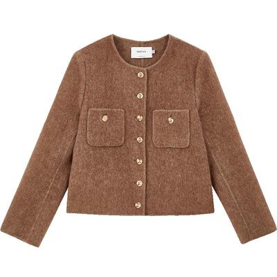 MOFAN摩凡冬新款板栗粽短外套