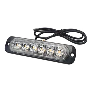 汽车led超薄中网红蓝爆闪灯12v24v摩托车皮卡货车侧边警示日行灯