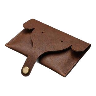 简约韩版牛皮卡包零钱包男女真皮卡夹疯马皮硬币包装小包驾驶证套