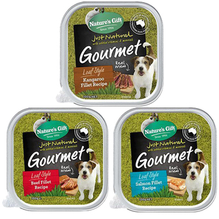 自然馈赠狗餐盒狗罐头拌狗粮泰迪金毛柯基全犬通用营养湿粮