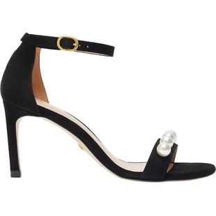 SW NUNAKEDSTRAIGHT PEARLS 女款珍珠装饰细高跟时尚一字带凉鞋