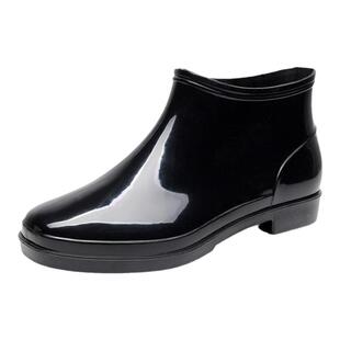 大码短筒雨鞋雨靴男士防滑工地水鞋低帮胶鞋套鞋雨鞋 男款48-50码