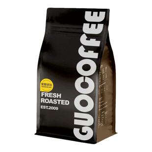 GUO 印尼进口曼特宁风味意式烘焙咖啡豆 醇厚 研磨黑咖啡粉454g