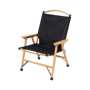 实木轻奢克米特椅户外露营折叠可拆卸收纳椅阳台庭院高端休闲桌椅