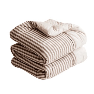 出口日单无印全棉裸睡的天竺棉被针织棉纯棉双人春秋被子空调被