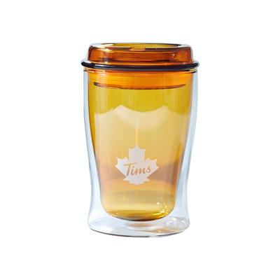 Tims旗舰店双层高硼硅玻璃杯
