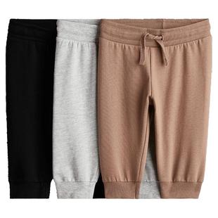 HM童装女婴冬季3件装束脚舒适棉质慢跑裤1088055