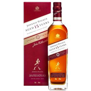 御玖轩 尊尼获加15年雪莉桶调配苏格兰威士忌原装进口洋酒700ml