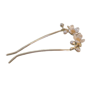 奇美拉新中式发簪女U型簪子2025新款日常现代发插发钗盘发器头饰