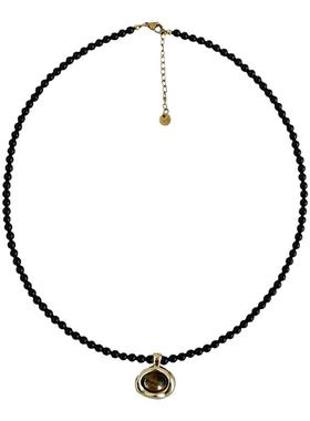 大米饰品保色黑玛瑙虎眼石美拉德