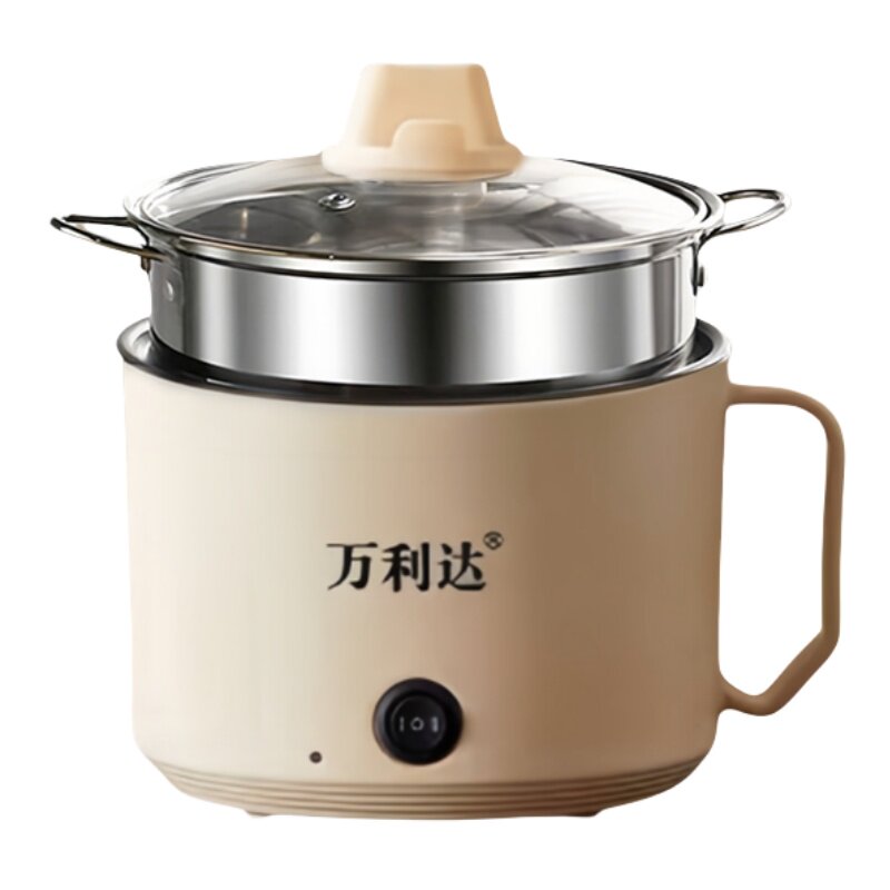 电煮锅家用宿舍多功能锅泡面小电锅一人食小型一体式火锅蒸煮煎炒