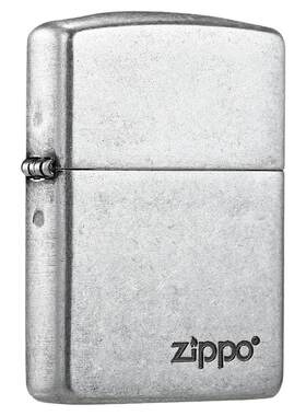 zippo打火机正品盔甲古银送礼