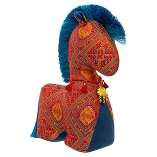 Auramoon·Yinglu·富贵布艺马挂件玩偶马年吉祥物毛绒玩具 |影庐