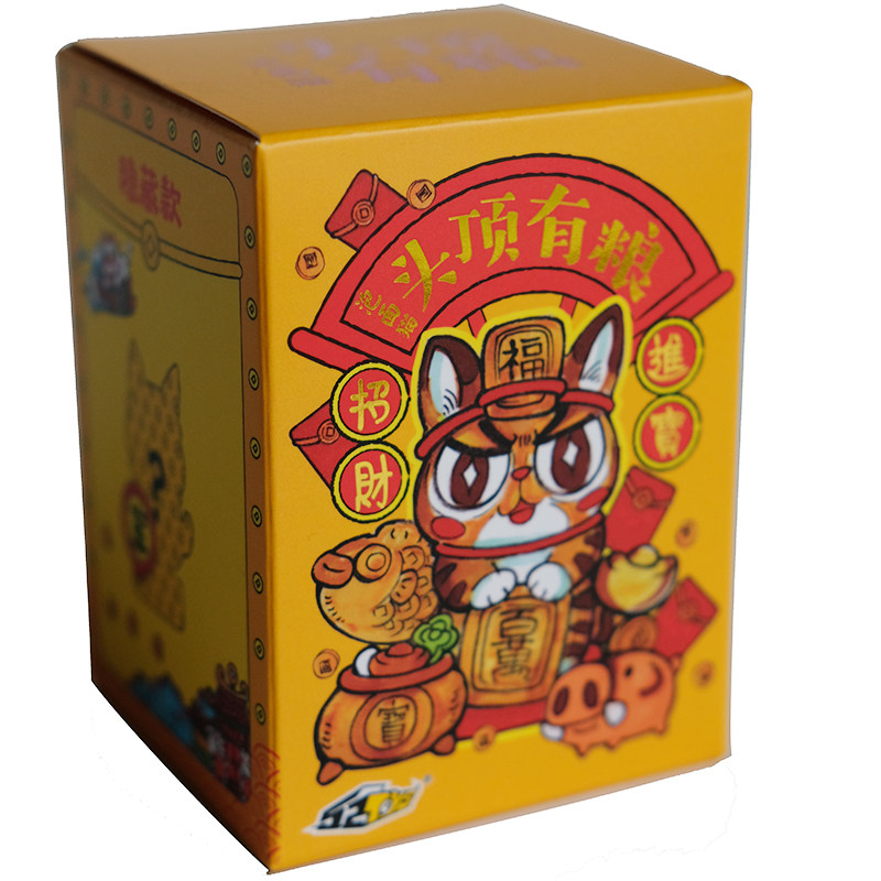 三包面小卖部 头顶有粮招财进宝盲盒正品样品包装污损不退换