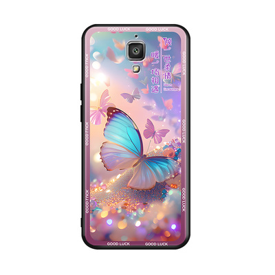 luckrider适用于小米4手机壳米4好看m4梦幻小迷4唯美mi4lte-cmcc软CU文字米四后壳Ml4w保护套MI4LTE-CMCC新款