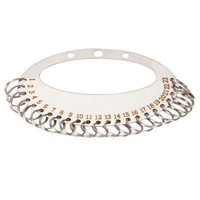 不锈钢钥匙盘圆盘钥匙圈环带标记