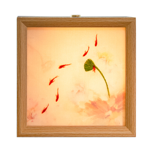 雅绣集湘绣手工刺绣DIY材料包睡眠氛围灯非遗文创手绣原创新年礼