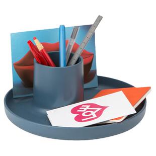 瑞士Vitra O-tidy 桌面收纳盘 彩妆办公置物盒多色圆形 现代装饰