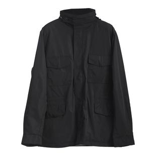 经典LP旅行者夹克~三防面料+羊毛针织内衬 隐藏帽立领猎装外套男