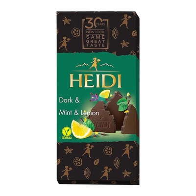 HEIDI赫蒂树莓柠檬薄荷黑巧克力