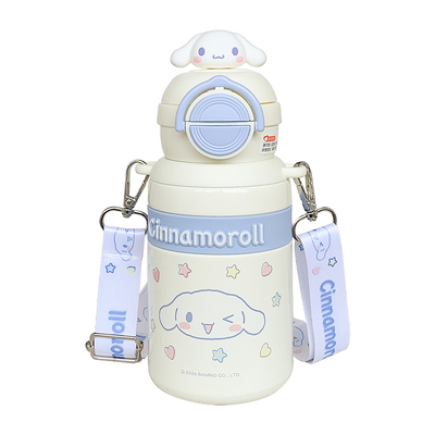 三丽鸥保温杯女生可爱水杯女新款2025高颜值带吸管大容量学生杯子