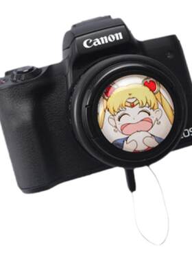 适用索尼zve10二代保护套a5100镜头盖a6400/a6000热靴盖装饰底座