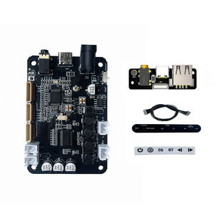 DSP蓝牙模块5.0功放板模块电子分频hifi音质TWS配对重低音2.0/1.1