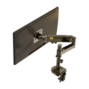 NB电脑显示器支架臂桌面通用悬空立柱升降伸缩托架台式免打孔H100