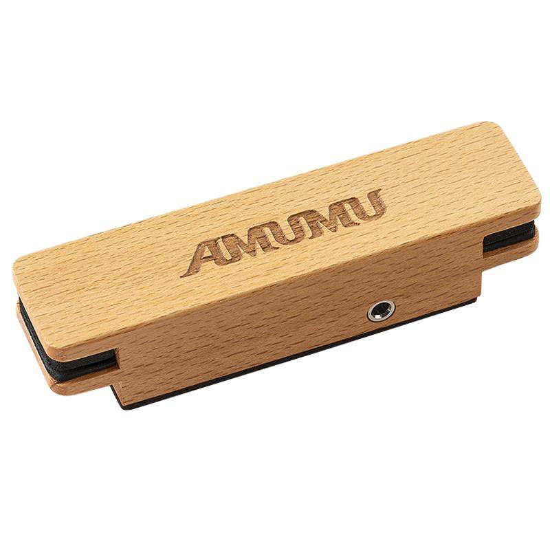 AMUMU木吉他拾音器SP30免开孔